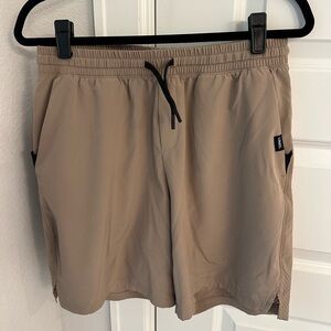 Men’s Unrl Tan Drawstring Shorts